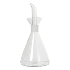 Xenos Kerst Bakken-Olie schenkfles met handvat - glas - 300 ml