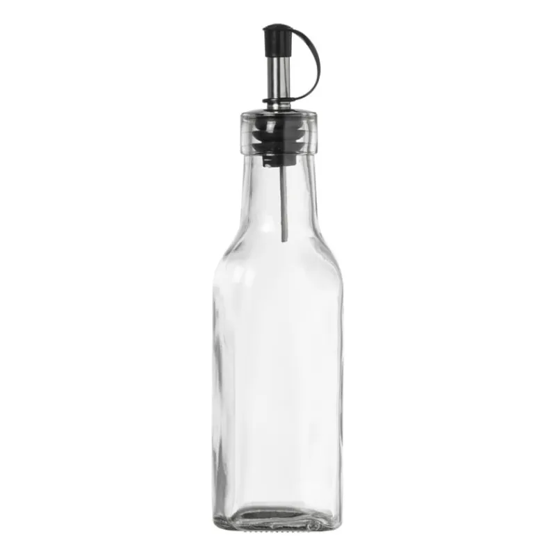 Xenos Voorraadpotten|Beugelflessen-Olie/azijnfles - glas - 180 ml