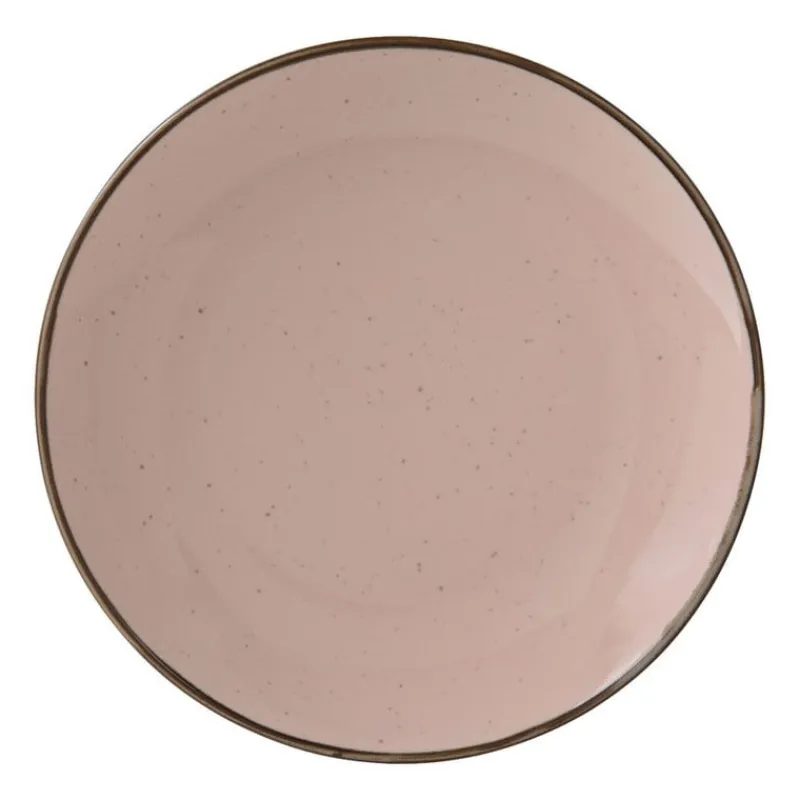 Xenos Borden-Ontbijtbord Emma - roze - ø21 cm