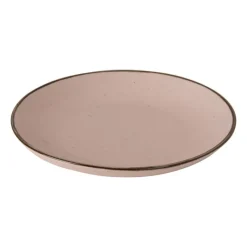 Xenos Borden-Ontbijtbord Emma - roze - ø21 cm