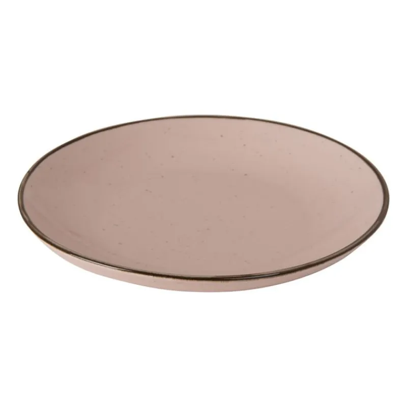 Xenos Borden-Ontbijtbord Emma - roze - ø21 cm