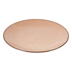 Xenos Borden-Ontbijtbord Emma - terra roze - ⌀21 cm