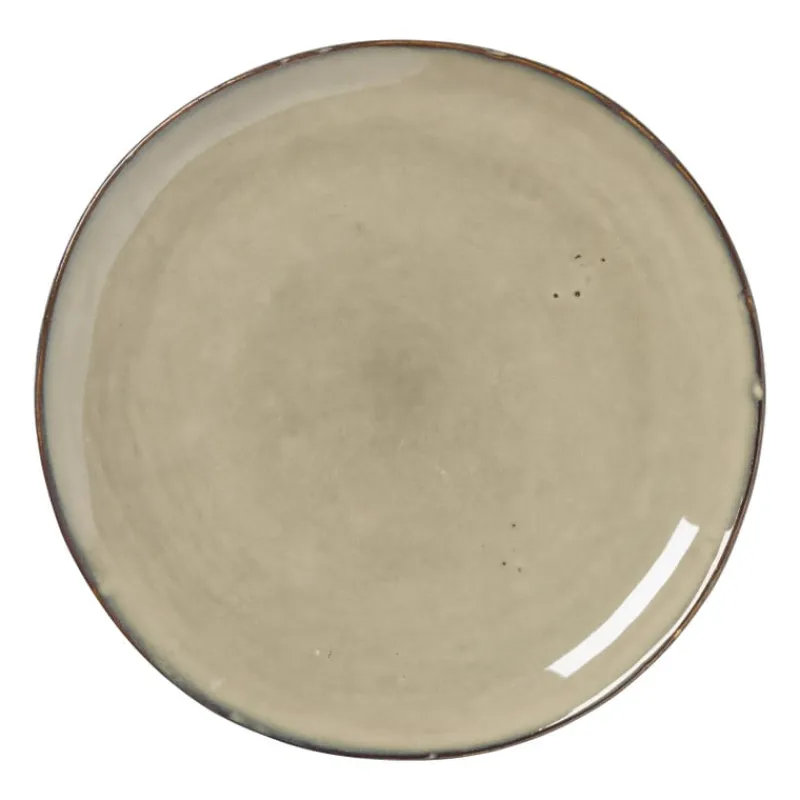 Xenos Borden-Ontbijtbord Toscane - beige - ø20.5 cm