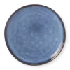 Xenos Borden-Ontbijtbord Toscane - donkerblauw - ø20.5 cm