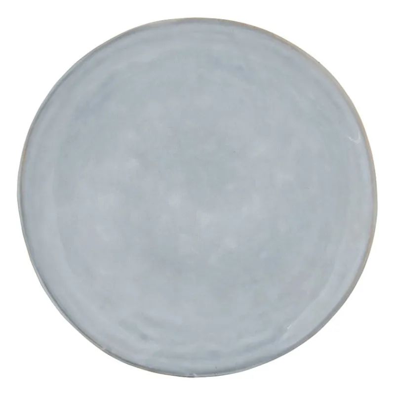 Xenos Borden-Ontbijtbord Toscane - lichtblauw - ø20.5 cm