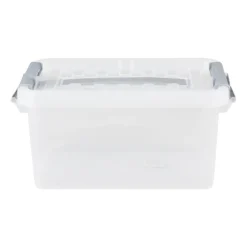Xenos Opbergboxen-Opbergbox met handvat - 5 liter - 14x30x19.5 cm