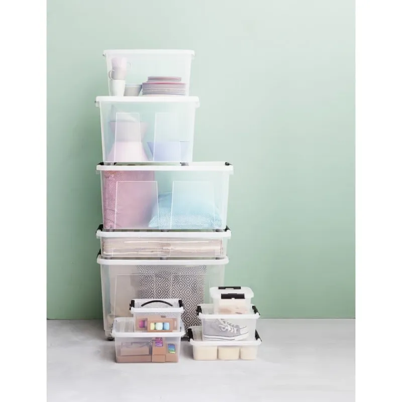 Xenos Opbergboxen-Opbergbox plat - 9 liter - 40x29x11 cm