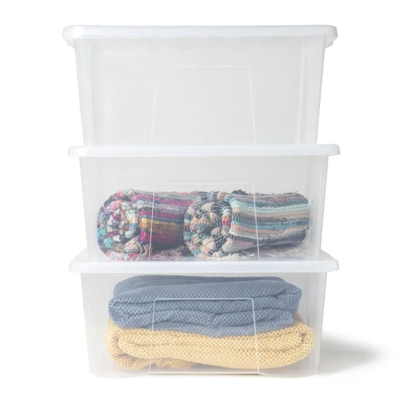 Xenos Opbergboxen-Opbergbox Quasar - set van 3 - 50 liter