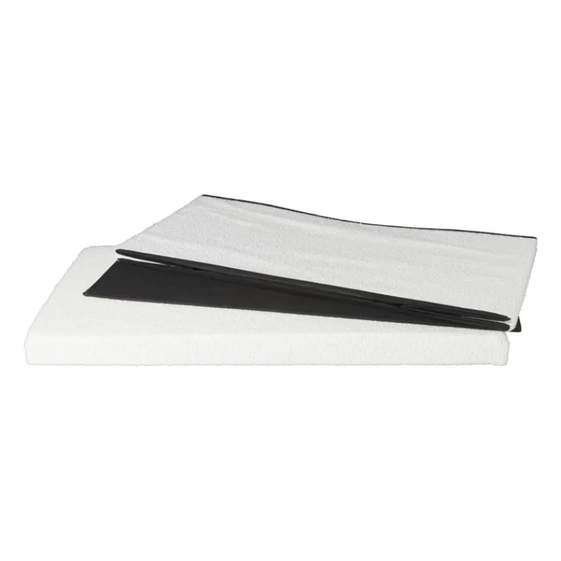 Xenos Opbergboxen-Opbergbox Teddy opvouwbaar - wit - 38x76x38 cm