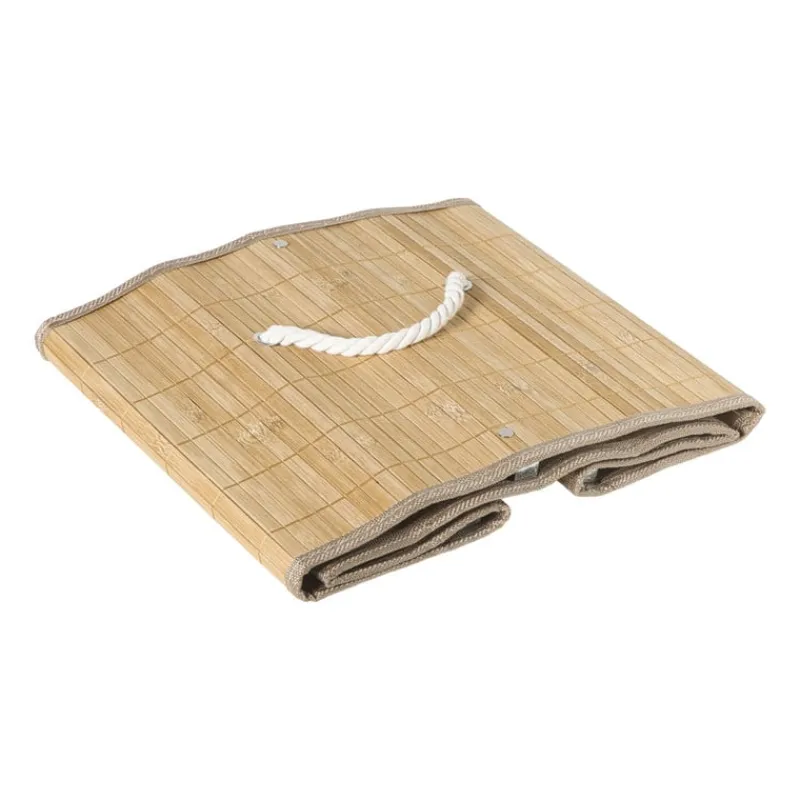 Xenos Opbergboxen|Manden-Opbergmand vierkant hoog - bamboe - 30x30x30 cm