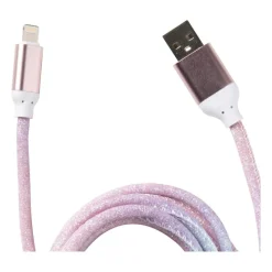 Xenos Opladers-Oplaadkabel USB naar lightning - 2 meter - regenboog