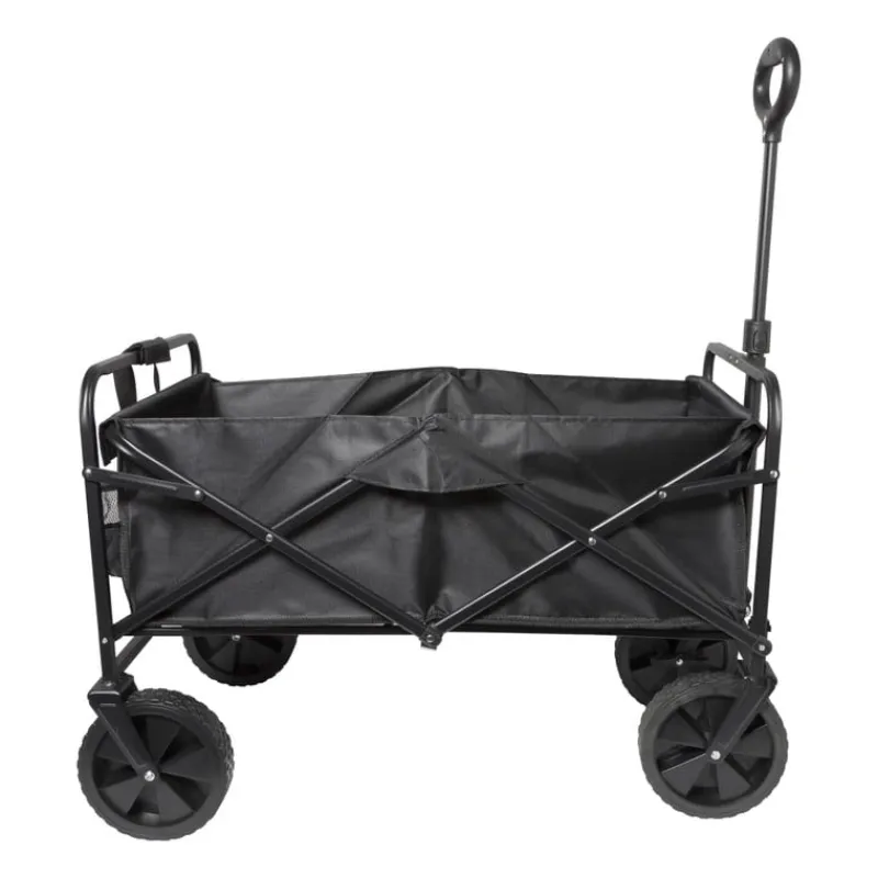 Xenos Festivals-Opvouwbare bolderkar - zwart - 103x54x108 cm
