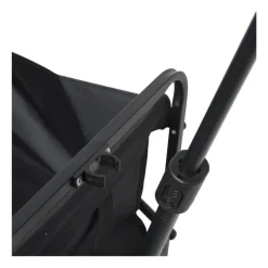 Xenos Festivals-Opvouwbare bolderkar - zwart - 103x54x108 cm