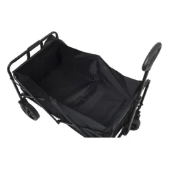Xenos Festivals-Opvouwbare bolderkar - zwart - 103x54x108 cm