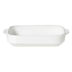 Xenos Ovenschalen-Ovenschaal Toscane L - wit - 6.5x33x21 cm