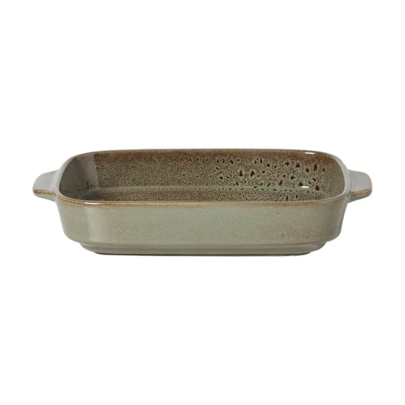 Xenos Ovenschalen-Ovenschaal Toscane M - groen - 5.3x28x17.5 cm