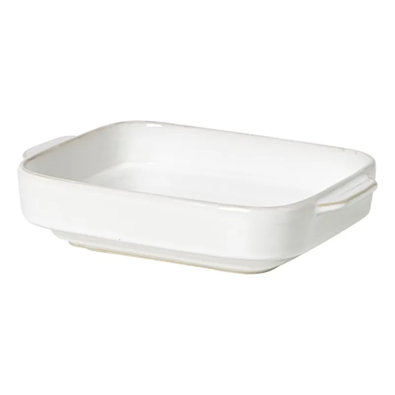 Xenos Ovenschalen-Ovenschaal Toscane S - wit - 5x22x15 cm
