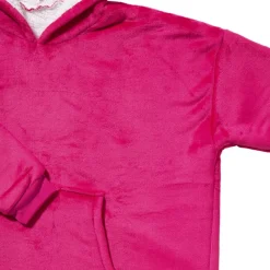 Xenos Winterartikelen-Oversized hoodie - roze - one size