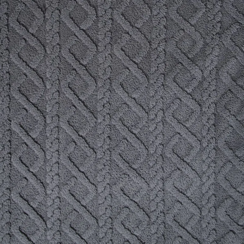 Xenos Winterartikelen-Oversized hoodie jacquard - grijs - one size