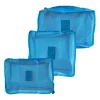 Xenos Koffer Organizers-Packing cubes - blauw - set van 3