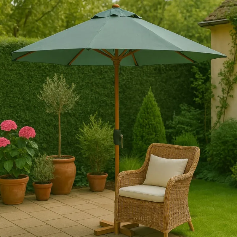 Xenos Parasols-Parasol Sevilla - groen - ø14x152 cm