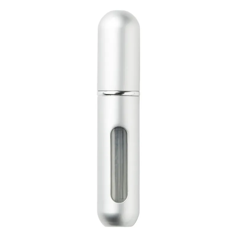 Xenos Reisflesjes|Kerstcadeaus-Parfum dispenser - zilverkleurig - 5 ml