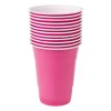 Xenos Wegwerpservies|Babyshower-Partycup roze - 530 ml - 12 stuks