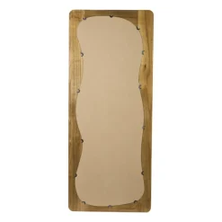 Xenos Passpiegels-Passpiegel wave acaciahout - bruin - 168x70 cm