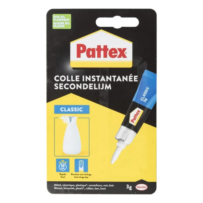 Xenos Hobbylijmen-Pattex secondelijm - 3 gram
