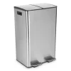 Xenos Pedaalemmers|Prullenbakken-Pedaalemmer 2 vakken - 60 liter