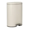Xenos Pedaalemmers-Pedaalemmer ovaal - beige - 50 liter
