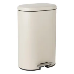 Xenos Pedaalemmers-Pedaalemmer ovaal - beige - 30 liter