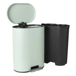 Xenos Pedaalemmers-Pedaalemmer ovaal - groen - 50 liter