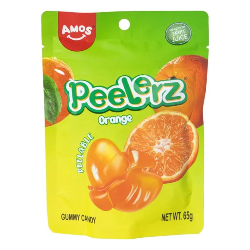 Xenos Snoep-Peelerz sinaasappel - 65 gram