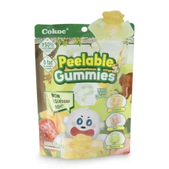 Xenos Snoep-Peeling gummies mixed fruit - 60 gram