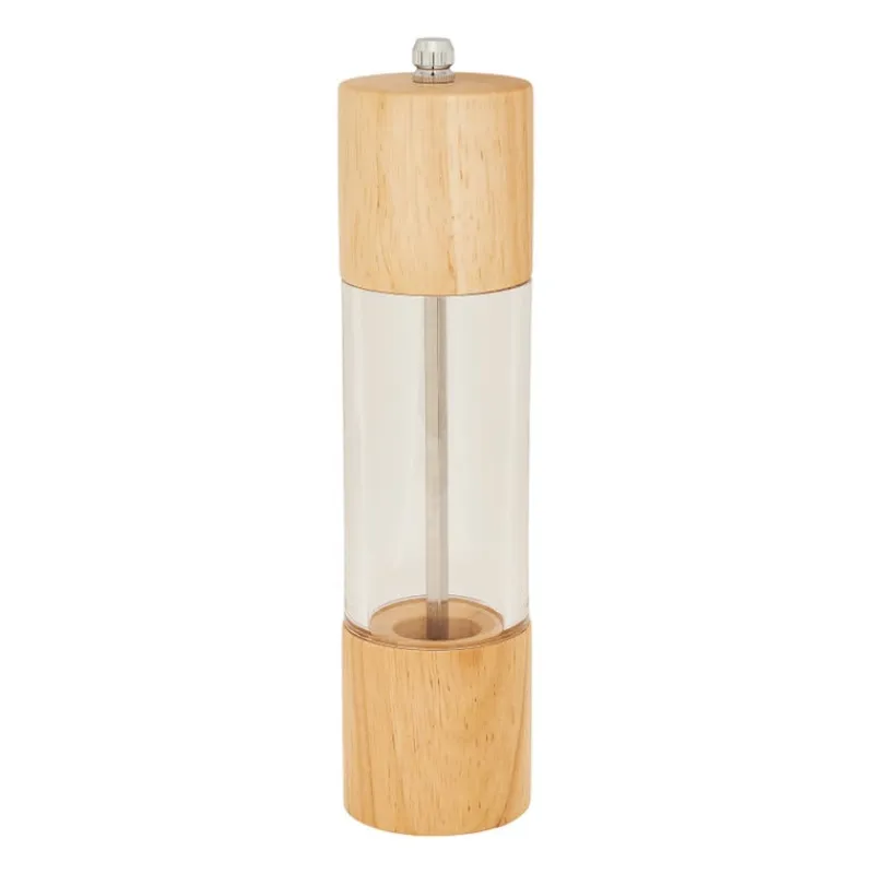 Xenos Keukengerei|Kerstcadeaus-Peper- en zoutmolen - bamboe - 21 cm