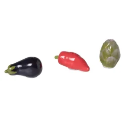 Xenos Keukengerei-Peper- of zoutvaatje aubergine - paars - 4x4x4 cm