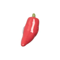 Xenos Keukengerei-Peper- of zoutvaatje peper - rood - 4x4x4 cm