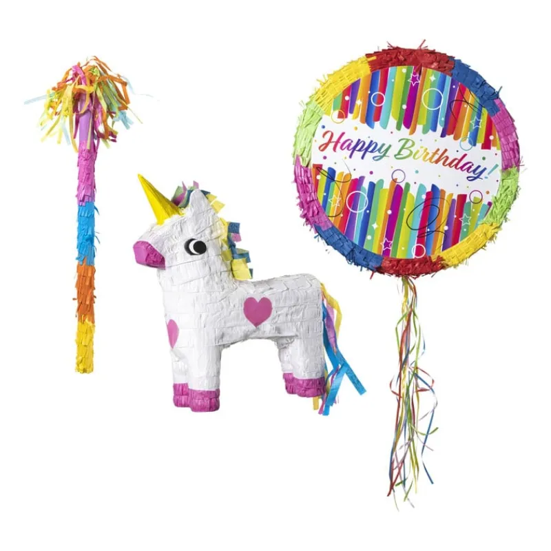 Xenos Piñatas-Piñata stick - multikleur - 50x2.5x2.5 cm
