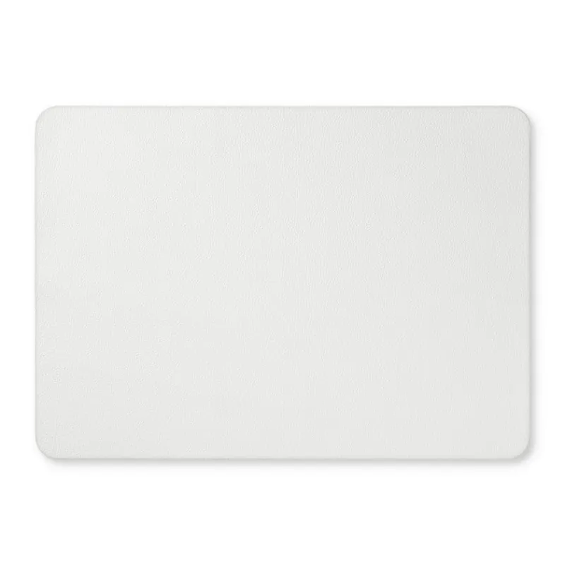Xenos Placemats-Placemat PU leer - crème - 33x46 cm