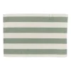 Xenos Placemats-Placemat streep - groen - set van 2