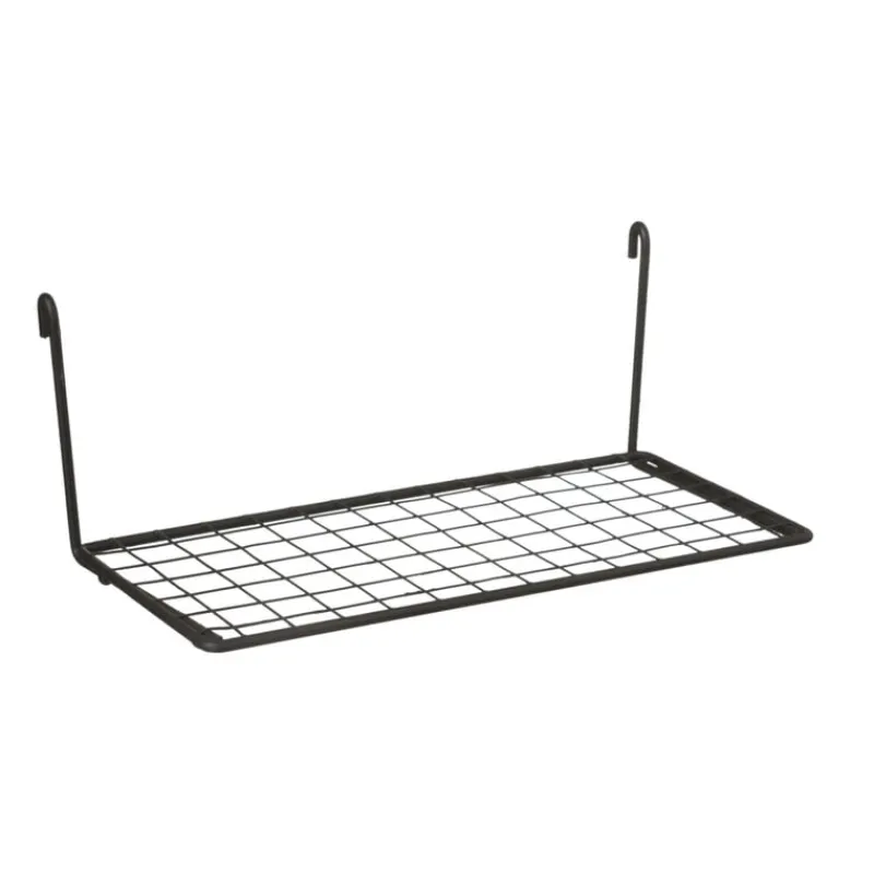 Xenos Wandrekken-Plankje voor wandrek - zwart - 8x22x10 cm
