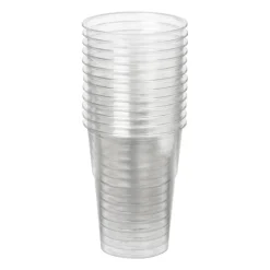 Xenos Festivals|Wegwerpservies-Plastic bierglazen - 250 ml - set van 12