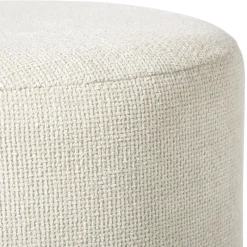Xenos Poefjes-Poef Debby - beige - ø35x40 cm