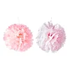Xenos Slingers|Babyshower-Pompoms - roze - set van 2
