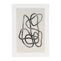 Xenos Posters-Poster abstract 1 - beige/zwart - 21x30 cm