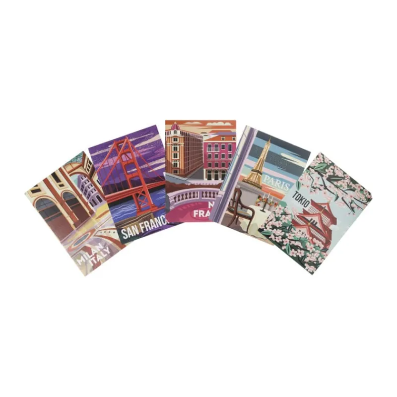 Xenos Posters-Poster Tokio - multikleur - 13x18 cm