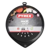 Xenos Bakvormen|Ovenschalen-Pyrex pizzaplaat magic - zwart - Ø30 cm