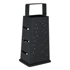 Xenos Keukengerei-Rasp 4-in-1 - zwart