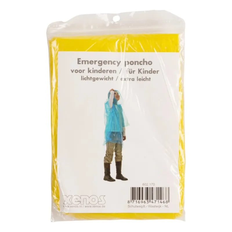 Xenos Festivals-Regenponcho kids - diverse kleuren